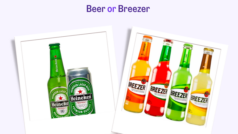 Beer v/s Breezer