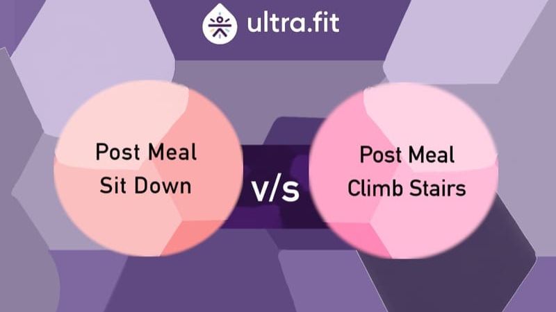 Post Meal Sit-Down v/s Post Meal Stair Exercise