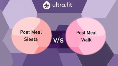 The Better Choice : Post-Meal Siesta v/s Post-Meal Walk's photo