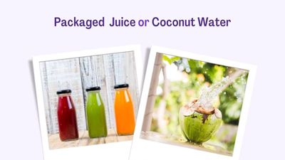 The Better Choice : Packaged Juice v/s Coconut Water?'s photo
