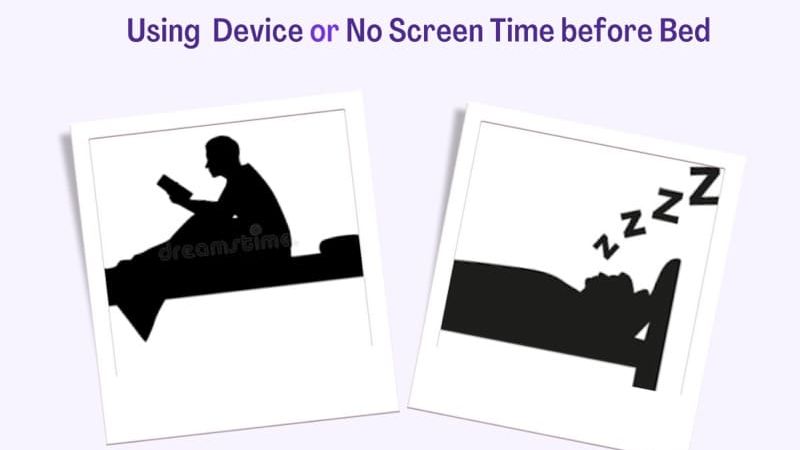 Device Usage Before Sleep Vs Shut Down Screen