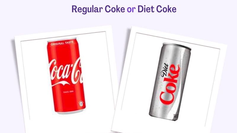 Coke v/s Diet Coke