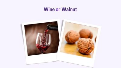 Let's Pair Up : Which comes first? Wine or Walnut?'s photo