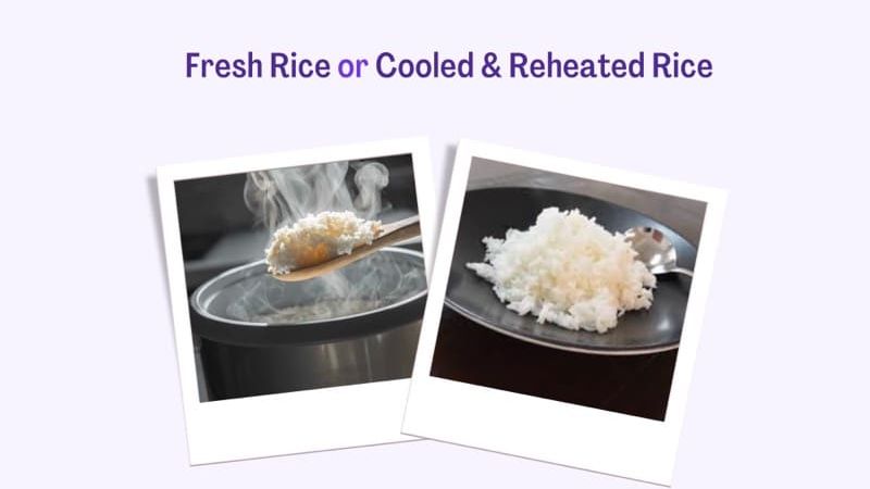 Fresh Rice vs Reheated Rice