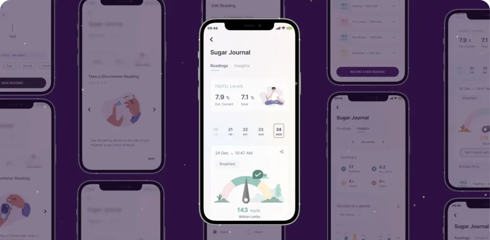 Sugar.fit mobile app